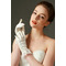 Svadobné rukavice Plná prstová čipka Ivory Short Fashion Spring - Strana 1