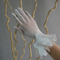 Slonovinové krátke priesvitné sáňové lišty plné prstové svadobné rukavice - Strana 2