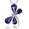 Dragonfly Ženy Krištáľovo fialové striebro dodáva veľkoobchodný náhrdelník - Strana 1