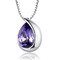 Veľkoobchod Silver srdce v tvare módne krištáľové žien náhrdelník - Strana 1