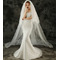 Krajkové závojové svadobné šaty so závojom, čelenka, svadobný čipkovaný závoj, svadobné doplnky - Strana 5