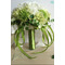 Zelená a biela zápas loptu hodváb chryzantémy nevesta drží kvety - Strana 1