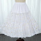 Biely čipkovaný tyl Spoločenské šaty Dlhá spodnička, lolitka cosplay spodničky krinolíny, sukňa Ballet Tutu, dievčenské spodničky, spodnička lolitka 60CM - Strana 3