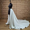 Odnímateľná svadobná saténová sukňa odnímateľná vlečková saténová sukňa - Strana 3