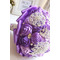 Purple diamant perl svadobné svadobné fotografie rozloženie dekorácie tvorivé držanie kvety - Strana 2