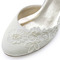 Čipkované vyšívané svadobné topánky na víno podpätkové spoločenské topánky - Strana 4
