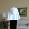 Krátky svadobný plášť s kapucňou Svadobný svadobný plášť Krátky pelerín - Strana 2