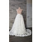 Odnímateľná odnímateľná svadobná vlečková sukňa, záhradná svadobná sukňa, kvetinová svadobná vlečka - Strana 2