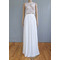 Jednoduché svadobné šaty sukňa Boho svadobná sukňa Elegantná svadobná sukňa Dámska šifónová sukňa - Strana 3