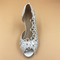 Svadobné topánky zo saténovej čipky s drahokamovými ihličkovými svadobnými topánkami ručne vyrábané svadobné topánky - Strana 2