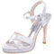 Vlastné high-end kríž tenký pás ženy sandále saténové svadobné topánky banketové topánky - Strana 2