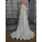 Odnímateľný vláčik s mašľou Svadobný vláčik Svadobná sukňa samostatná sukňa Saténová Svadobná odnímateľná vláčik - Strana 1