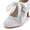 Biele čipkované svadobné topánky z čipky a vysoké lodičky na vysokom podpätku - Strana 3