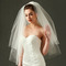 Svadobné šaty jednoduchý závoj tvrdá sieťový puffer závoj krátky svadobný závoj - Strana 3