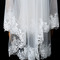 Svadobný závoj elegantný krátky závoj skutočný fotografický závoj jedna vrstva bieleho svadobného závoja zo slonoviny - Strana 6