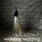 Flitre vlečka sukňa odopínacia sukňa vlečka zlaté šaty svadobné odopínacia sukňa svadobné šaty vlastná veľkosť - Strana 2