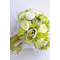 Biela kamélia zelená kórejská nevesta simulácia kvety na svadbu v ruke - Strana 1