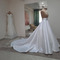Odnímateľná svadobná sukňa oddeľuje Saténová svadobná sukňa Dlhá sukňa s vlečkou - Strana 2