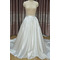Saténová nášivka sukňa Svadobné šaty odnímateľná sukňa Odnímateľné vláčikové svadobné doplnky vlastnej veľkosti - Strana 1