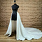 Odnímateľná svadobná saténová sukňa odnímateľná vlečková saténová sukňa - Strana 1