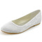 Čipkované svadobné topánky ploché tehotné ženy svadobné topánky pohodlné nízke podpätky - Strana 1