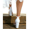 Veľkoformátové sandále na vysokom podpätku, saténové a štrasové dámske svadobné topánky na vysokom podpätku - Strana 8