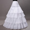 Svadobné svadobné šaty spodnička štyri oceľové krúžky štyri volániky spodnička elastická korzetová spodnička - Strana 2