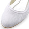 Čipkované svadobné topánky ploché tehotné ženy svadobné topánky pohodlné nízke podpätky - Strana 3