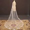 Svadobné svadobné šaty Perlový šál Závoj s čipkou - Strana 2