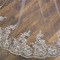 Svadobný vlečný závoj svadobné doplnky závoj s hrebeňom do vlasov 3 metre dlhý flitrový čipkovaný závoj - Strana 4