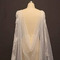 Svadobné svadobné šaty Perlový šál Závoj s čipkou - Strana 4