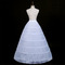 Šesť oceľových krúžkov elastický pás zvýšenie spodnička čiernobiela farba svadobné šaty spodnička - Strana 1