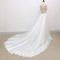 Odnímateľné svadobné šaty tylová sukňa Odnímateľné čipkované gázové šaty s dlhým chvostom - Strana 3