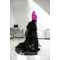 Odnímateľná sukňa Organzová sukňa Čierne spoločenské šaty Vrstvená sukňa Formálna sukňa Svadobná sukňa vlastná veľkosť - Strana 1