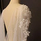 Svadobné svadobné šaty Perlový šál Závoj s čipkou - Strana 3