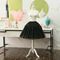 Svadobná krátka krinolína, Cosplay plesové šaty krátka spodná sukňa, nadýchaná sukňa, dievčenská šifónová spodnička Lolita 55 cm - Strana 3