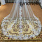 Čipkovaný svadobný závoj slonovinový závoj s hrebeňom jednovrstvový sieťovaný biely čipkovaný závoj 3M - Strana 4