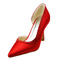 Špicaté červené ihlové svadobné topánky na vysokom podpätku, saténové banketové spoločenské topánky - Strana 2
