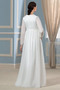 Plusová velkosť Elegantný Klenot Dĺžka podlahy Svadobné šaty - Strana 3
