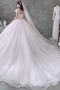 Krátke rukávy Zimné Formálne Sála Katedrály vlak Svadobné šaty - Strana 2