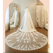 Single Layer Cathedral Bridal Veil Wedding Trailing Veil