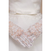 Svadobné rukavice krátke biele večné multifunkčné čipky