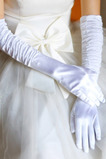 50 cm svadobné šaty saténové rukavice dlhé dámske vystúpenie na pódium
