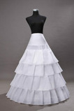 Svadobné svadobné šaty spodnička štyri oceľové krúžky štyri volániky spodnička elastická korzetová spodnička