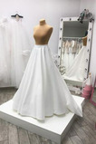 svadobná jednoduchá sukňa saténová svadobná sukňa maxi svadobná sukňa Svadobná sukňa oddeľuje