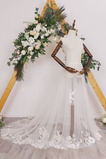 Svadobná vlečka Svadobná odnímateľná sukňa Odnímateľná vlečka s čipkovým okrajom