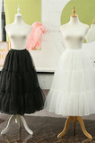 Čierna organzová spodnička, spodnička cosplay spoločenských šiat, spodnička Lolita, baletná tutu sukňa, dlhá spodnička, dĺžka 80 cm