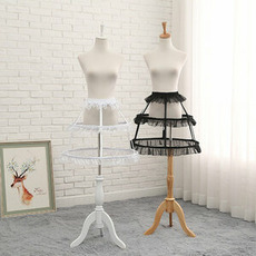 Čierna šifónová spodnička, spodnička Lolita Crinoline, Cosplay plesové šaty šifónová spodnička, nafúknutá spodnička, dĺžka 50 cm