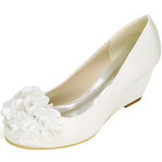 Jesenné ploché topánky retro štvorcová hlava plytká ústa kvety ručné topánky sladká móda