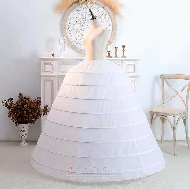 8 kruhové svadobné šaty špeciálna spodnička guľa s veľkým priemerom plus nadupaná spodnička